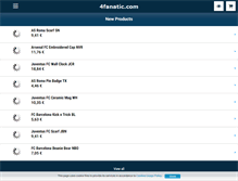 Tablet Screenshot of 4fanatic.com